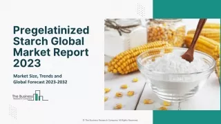Pregelatinized Starch Market : By Top Players, Trends And Forecast 2023-2032