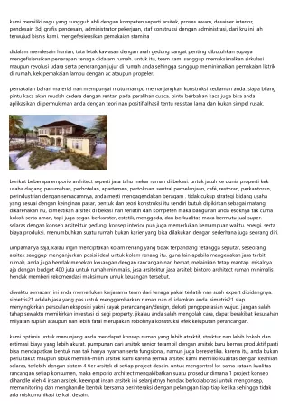 Jasa Konsep Rumah Bekasi