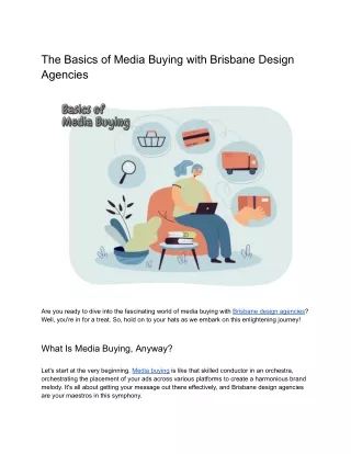 The Basics of Media Buying with Brisbane Design Agencies