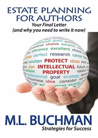 [Ebook] Estate Planning For Authors: Your Final Letter (and why you need to write it