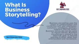 The Art of Story-Telling in Business