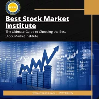 best stock market institute