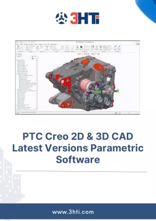 PTC Creo 2D & 3D CAD Latest Versions Parametric Software