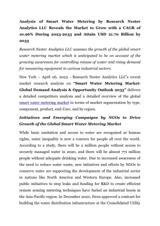 Global_Smart_Water_Metering_Market