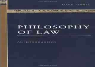 (PDF) Philosophy of Law: An Introduction Free