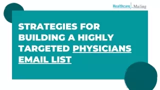Physicians Email List