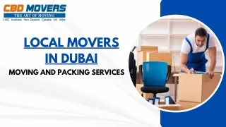 Local Movers In Dubai - Moving And Packing Services