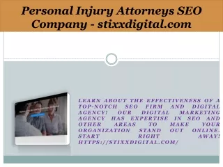 Personal Injury Attorneys SEO Company - stixxdigital.com