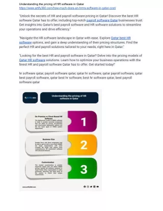 "Qatar HR Software Budgeting: Tips for a Smooth Transition"