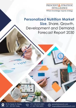 Personalized Nutrition Market Trends Segment Analysis and Future Scope