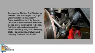 Automotive Tie Rod End Market PDF