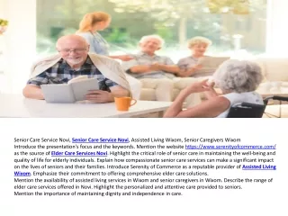 Senior Caregivers Wixom & Senior Care Service Novi