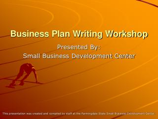 Business Plan Writing Workshop