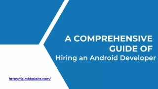 Hire Android Developer: Get Your App Idea to Life