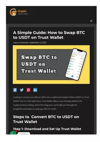 Swap btc to usdt on trust wallet