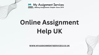 Online Assignment Help UK