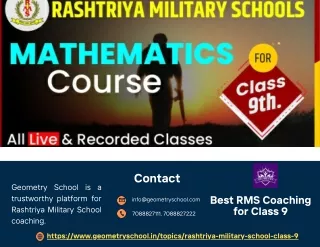 Best RMS Coaching for Class 9