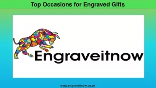 Top Occasions for Engraved Gifts