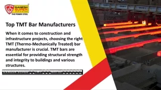 Top TMT Bar Manufacturers Company in Bihar - Ganesh Super