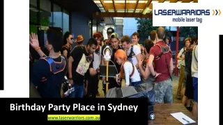Birthday Party Place in Sydney - laserwarriors.com.au