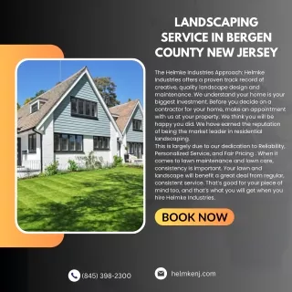 Landscaping Service in Bergen County New Jersey