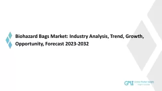 Biohazard Bags Market: Technological Advancements and Product Development