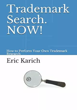 [PDF] READ Free Trademark Search. Now!: How to Perform Your Own Trademark R