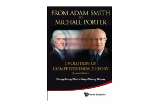 Ebook download From Adam Smith To Michael Porter Evolution Of Competitiveness Th