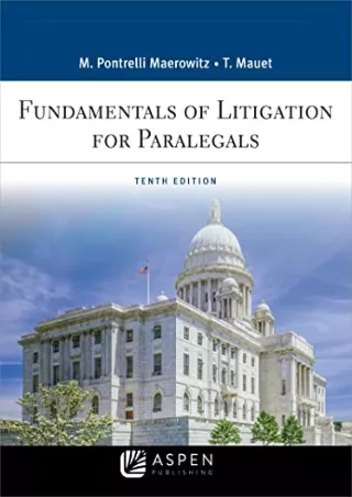 PDF Fundamentals of Litigation for Paralegals ipad