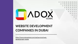 Website Development Companies In Dubai