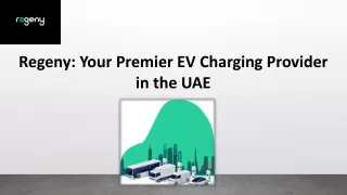 EV Charging Provider - Regeny
