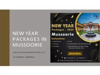 New Year Party in Mussoorie | New Year Packages in Mussoorie