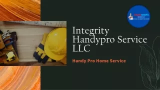 Appoint Integrity Handypro to Get Perfect Tampa Handyman Services