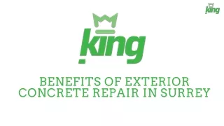 Benefits of Exterior Concrete Repair in Surrey