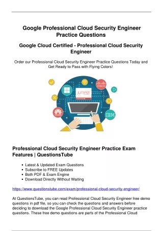 Professional Cloud Security Engineer Exam Questions [2023] - Valid Materials