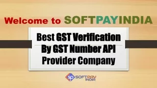 Best GST Verification By GST Number API Provider