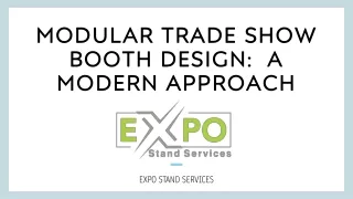 Modular Trade Show Booth Design