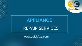 appliance repair service