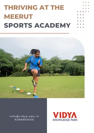 Thriving at the Meerut Sports Academy