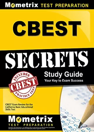 [PDF READ ONLINE] CBEST Secrets Study Guide: CBEST Exam Review for the California Basic