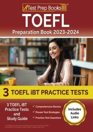 DOWNLOAD/PDF TOEFL Preparation Book: TOEFL iBT Practice Tests and Study Guide: [Includes