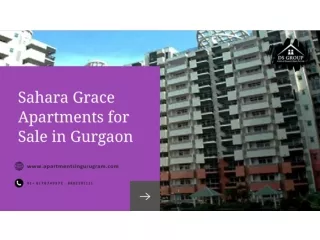 Sahara Grace Apartments for Sale in Gurgaon | Sahara Grace