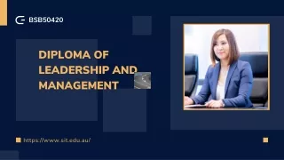 BSB50420 – Diploma of Leadership and Management