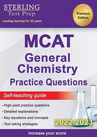 PDF_ Sterling Test Prep MCAT General Chemistry Practice Questions: High Yield MCAT