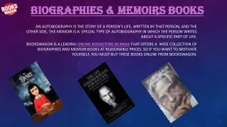 Buy the Best Biographies and Memoirs Books