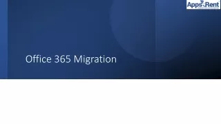 Office 365 Migration