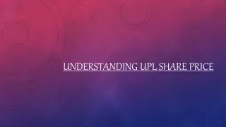 Discover all the LIVE Updates on UPL Share Price NSE