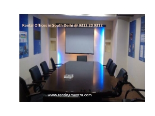 Rental Offices in South Delhi