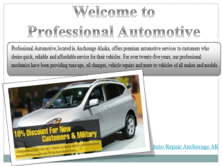Wheel Alignment Service in Anchorage,AK