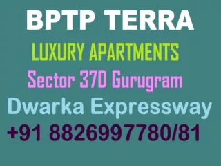 Bptp Residential Apartments Book Your Home Sector 37D Gurgaon Haryana Bharat
